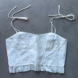 Ulla Johnson Corset Cropped Top